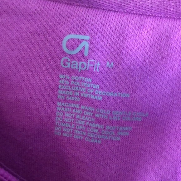 GapFit purplish-pink hoodie - Picture 2 of 12
